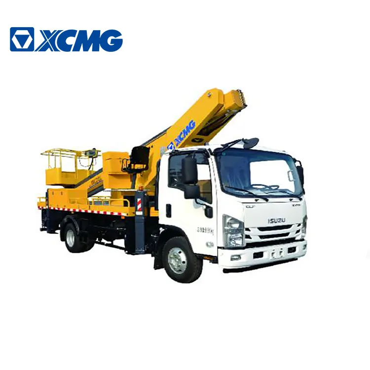 XCMG new 21m telescopic boom aerial work platform truck XGS5080JGKQ6 China aerial work truck price